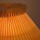 Danish HEMI table lamp from the 1960s with gilded metal structure and ivory