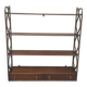 English Mahogany Wall Shelf – Georgian Style Bookcase Early 20th Century