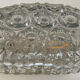 Vintage wall light Marguerite moulded glass
