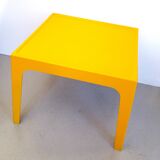 Yellow fiberglass table from the 70s
