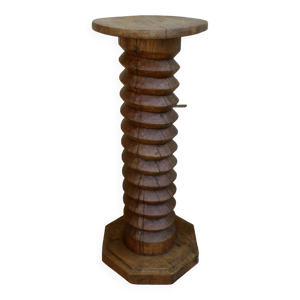 Sellette avec vis de - ancienne pressoir