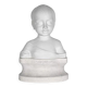 Children's bust in biscuit of limoges – early twentieth century