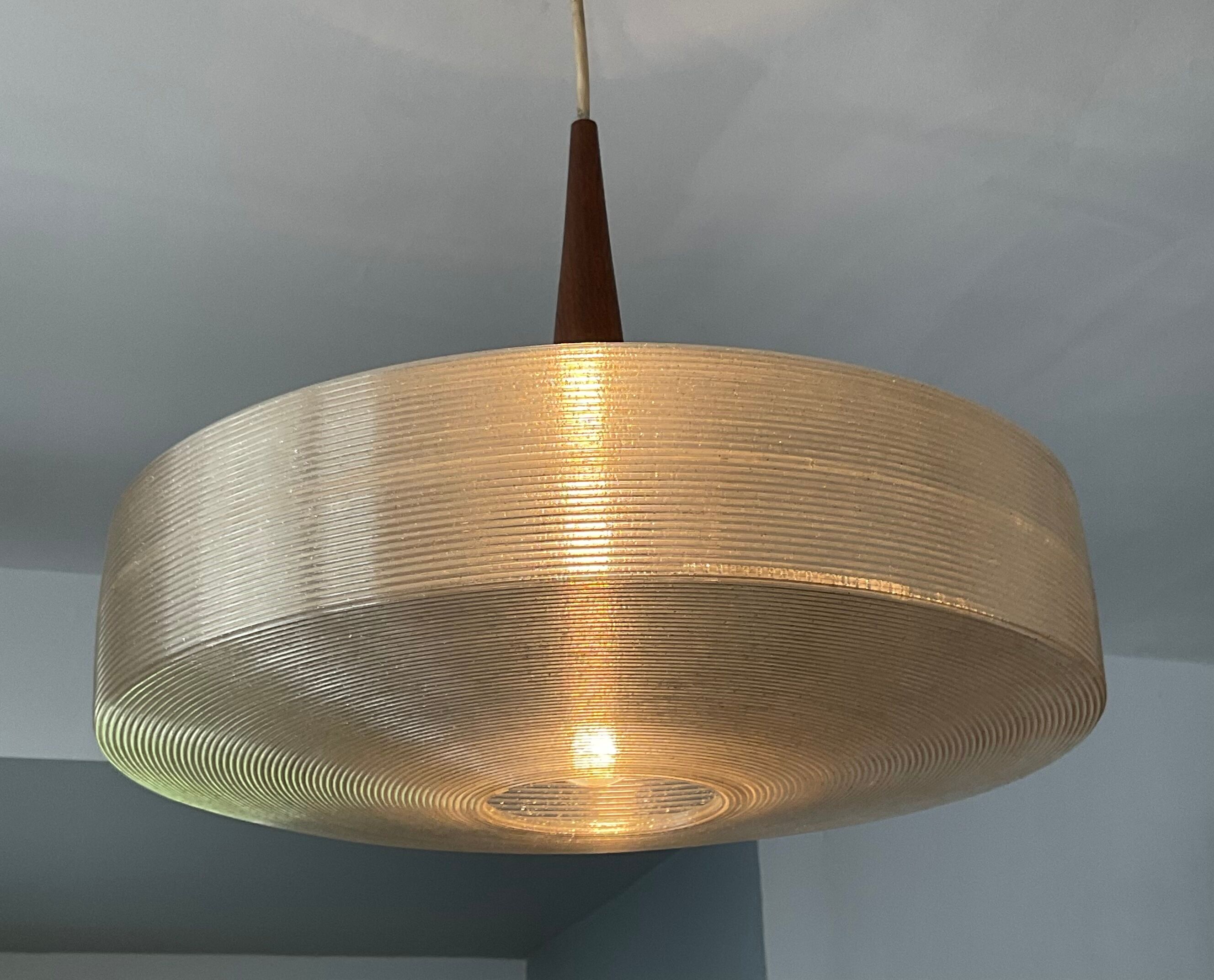 Scandinavian suspension in teak and rotaflex years 50-60