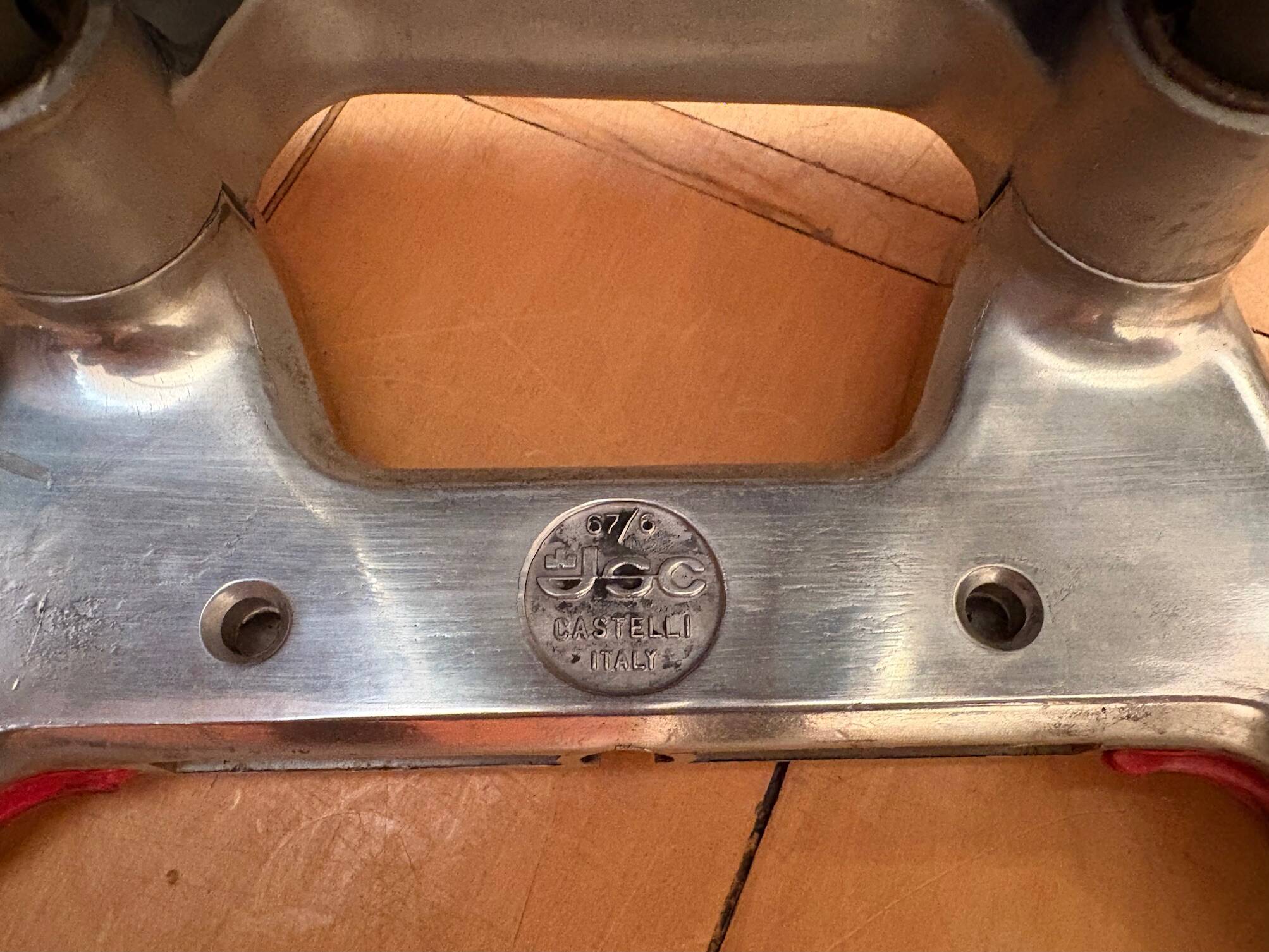 Pair of DSC 106 chairs designed by Giancarlo Piretti, Anonima Castelli, Ita