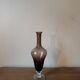Vintage smoked blown glass vase from Empoli