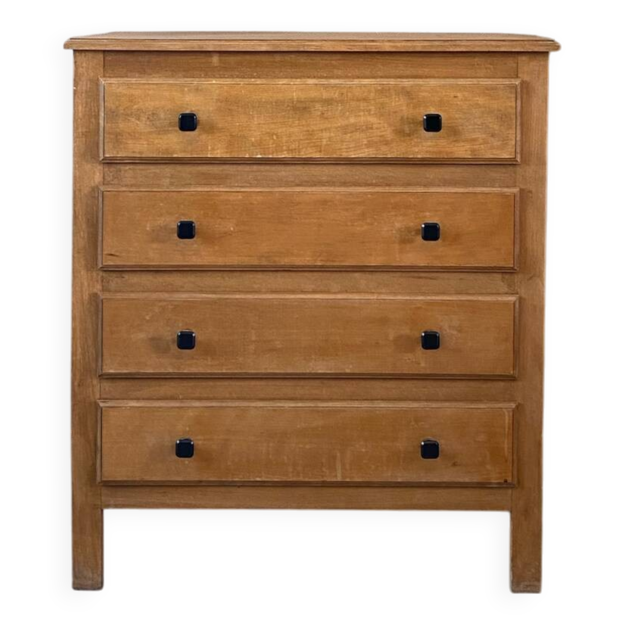 Vintage light oak chest of drawers
