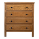 Vintage light oak chest of drawers