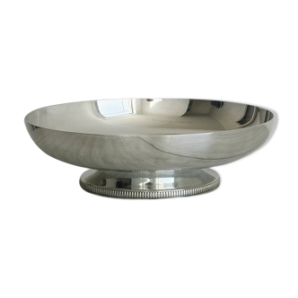 Antique silver-plated metal dish/cup
