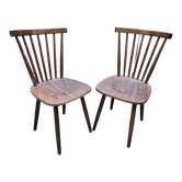 Pair of vintage bistro chairs 70