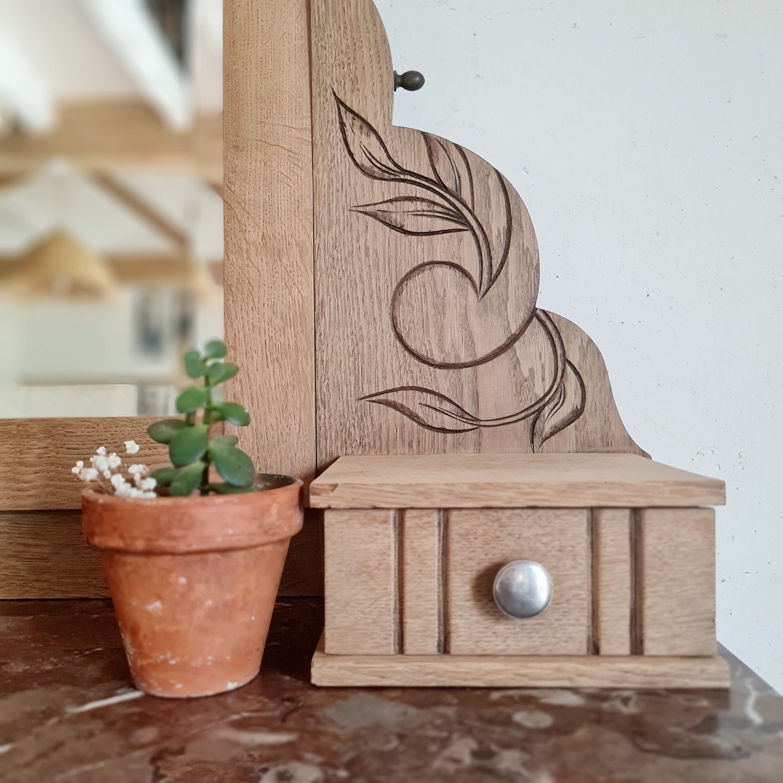 Dresser Art Deco wood brut