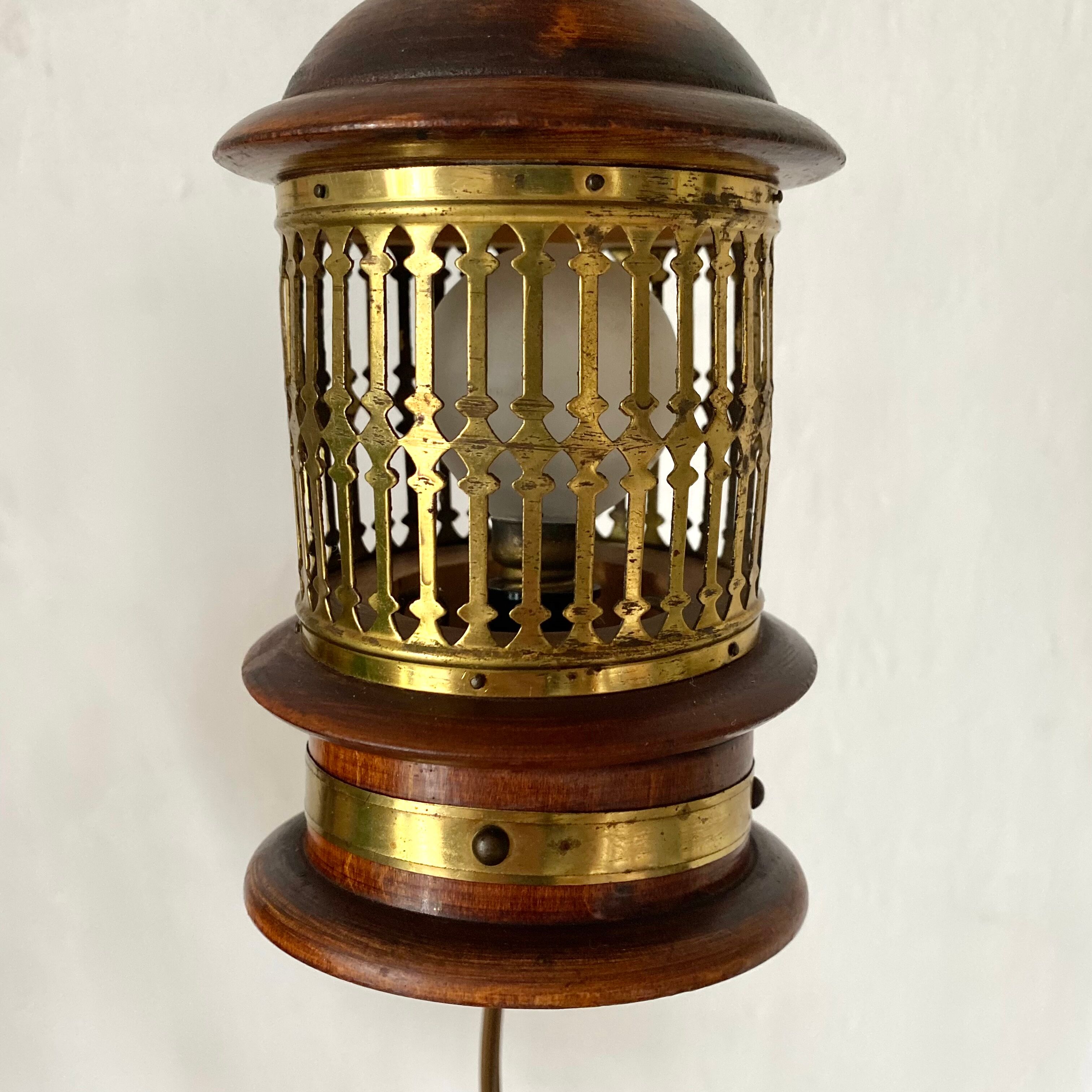 Vintage marine lantern lamp