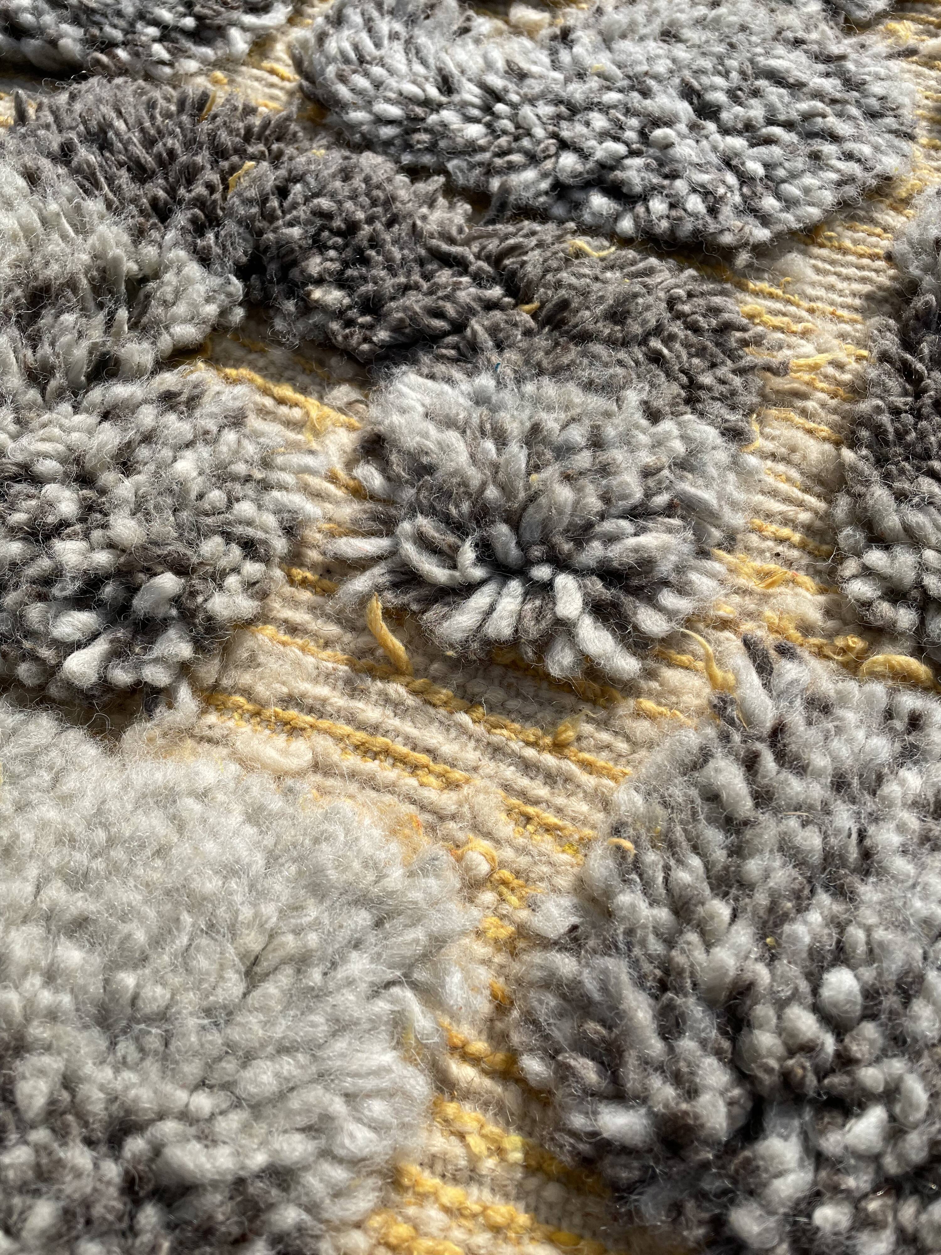 Carpet berbere m'rirt in wool 200x300 cm