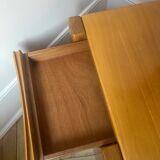 Elm bedside table in the Maison Regain style.