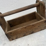 Old wooden basket