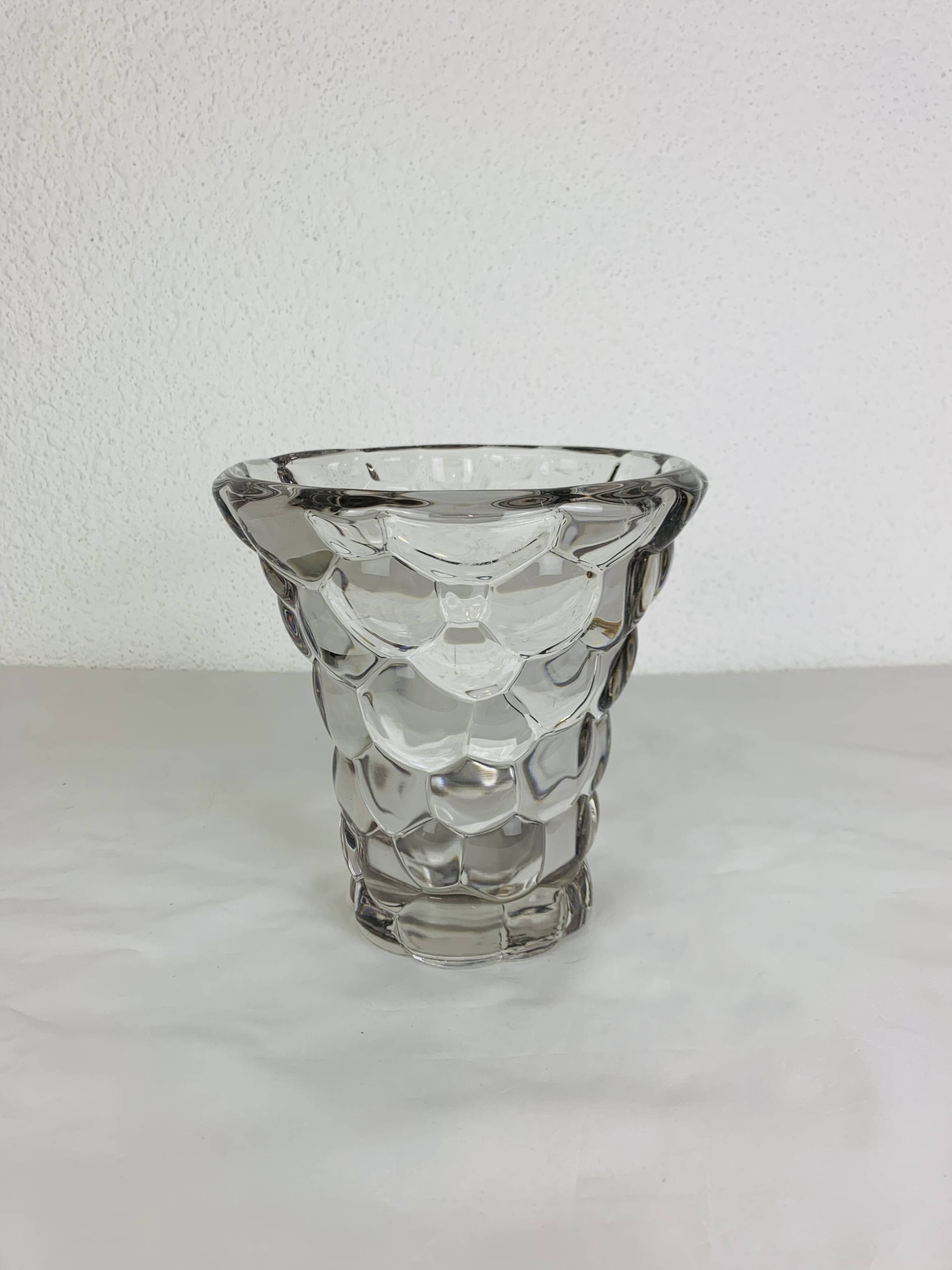 Pierre D'Avesn art deco vase, Honeycomb model