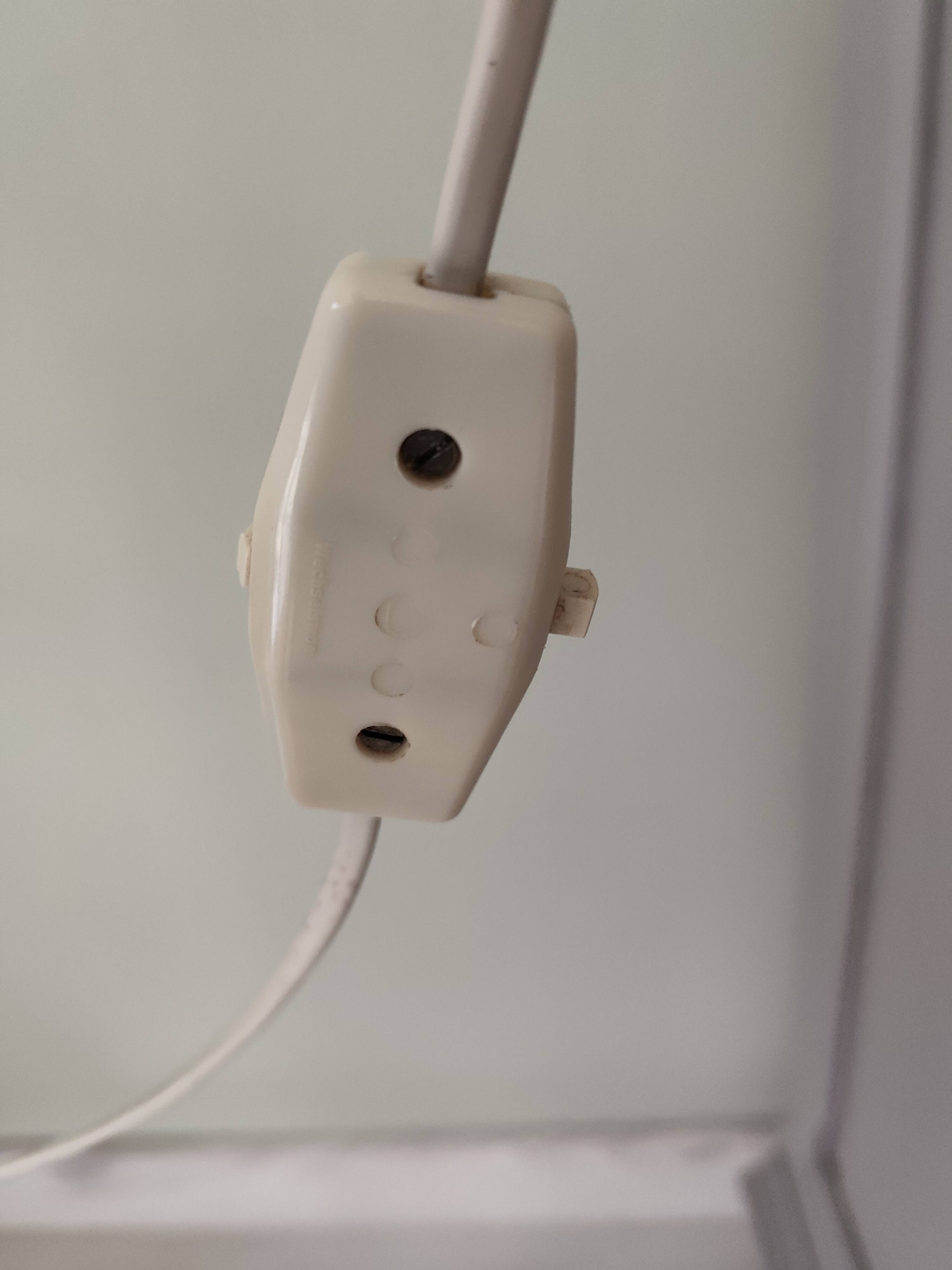 White articulated desk lamp