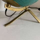 Vintage 1960s PVC JRO globe - changeable world map - 34 cm