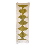 Tapis argentin 100% laine vert olive