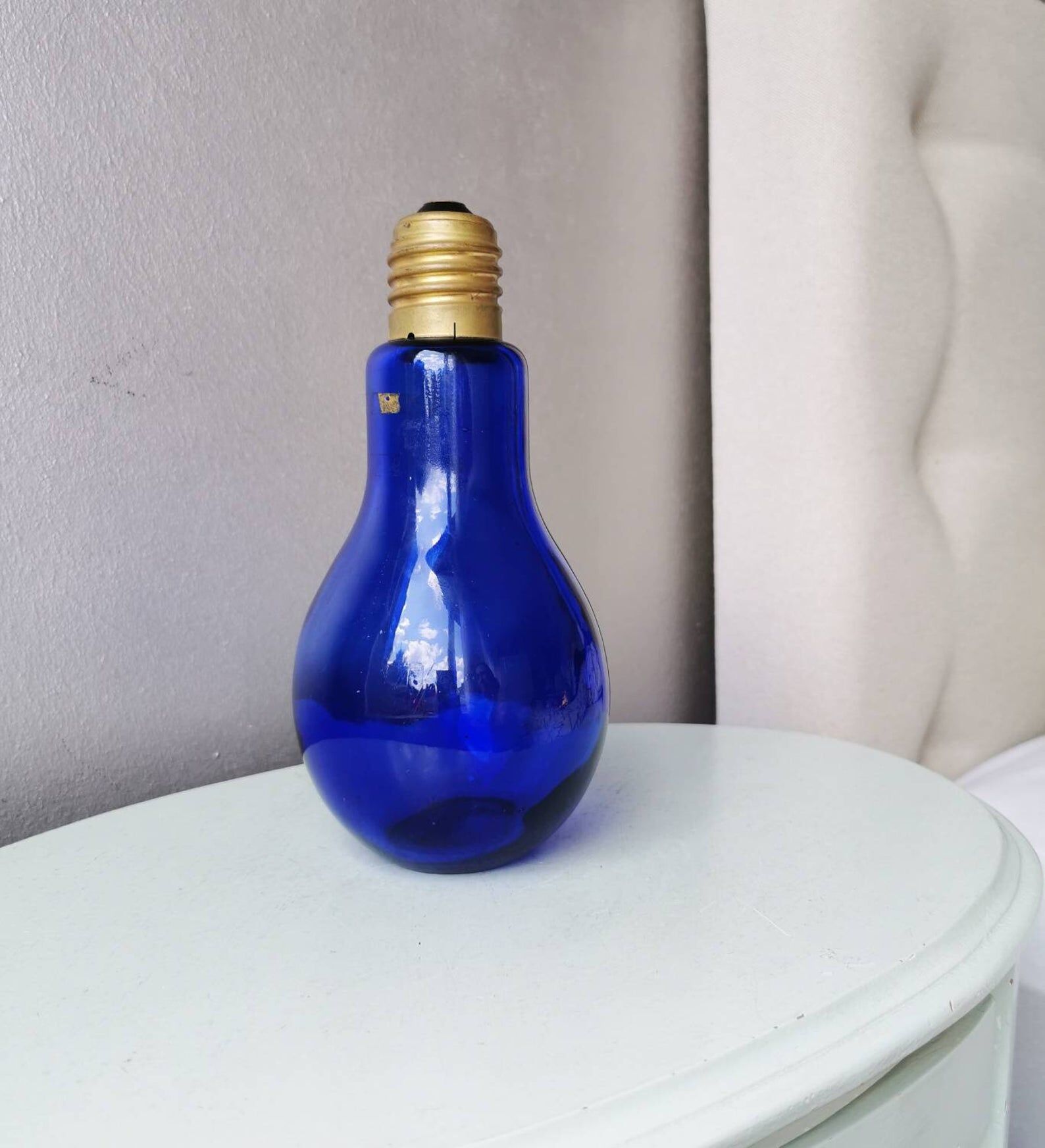 Vintage glass lamp bulb 1970