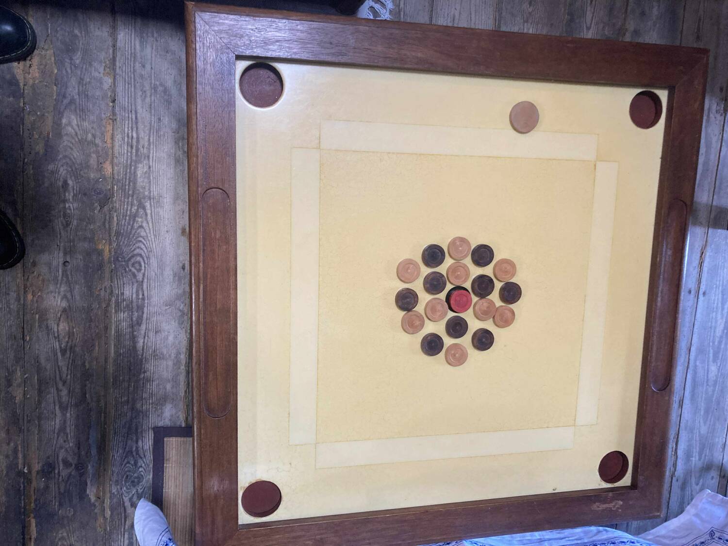Handmade Carrom (Indian billiards)