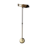 Vintage brass e-reader floor lamp