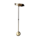 Vintage brass e-reader floor lamp