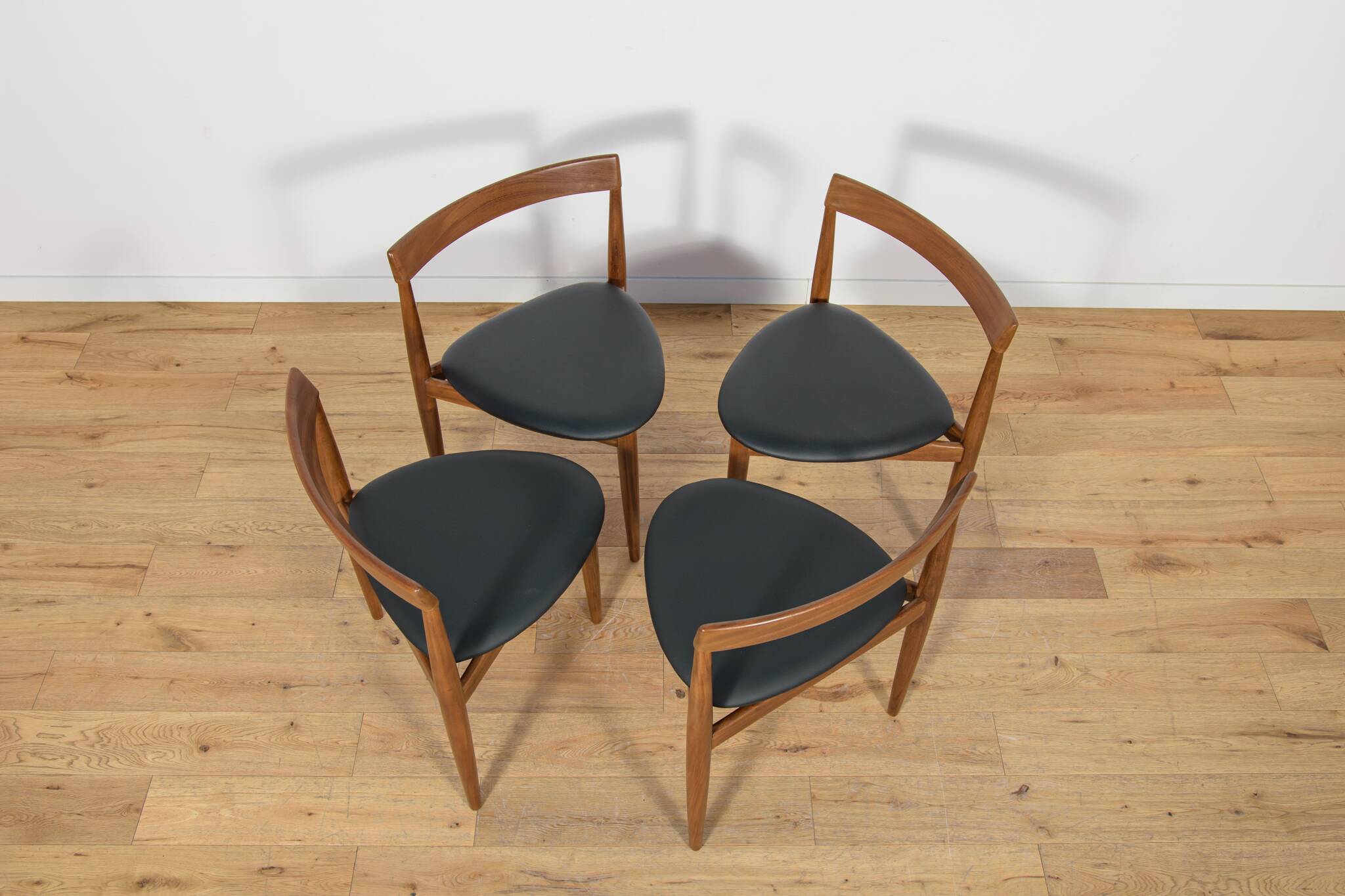 Mid-Century Teak Dining Table and Chairs Set by Hans Olsen for Frem Røjle,
