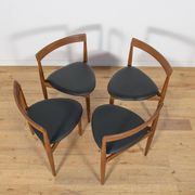 Mid-Century Teak Dining Table and Chairs Set by Hans Olsen for Frem Røjle,