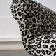 Italian leopard print fabric sofa