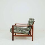 Vintage Armchair Green Cushions Classic Design