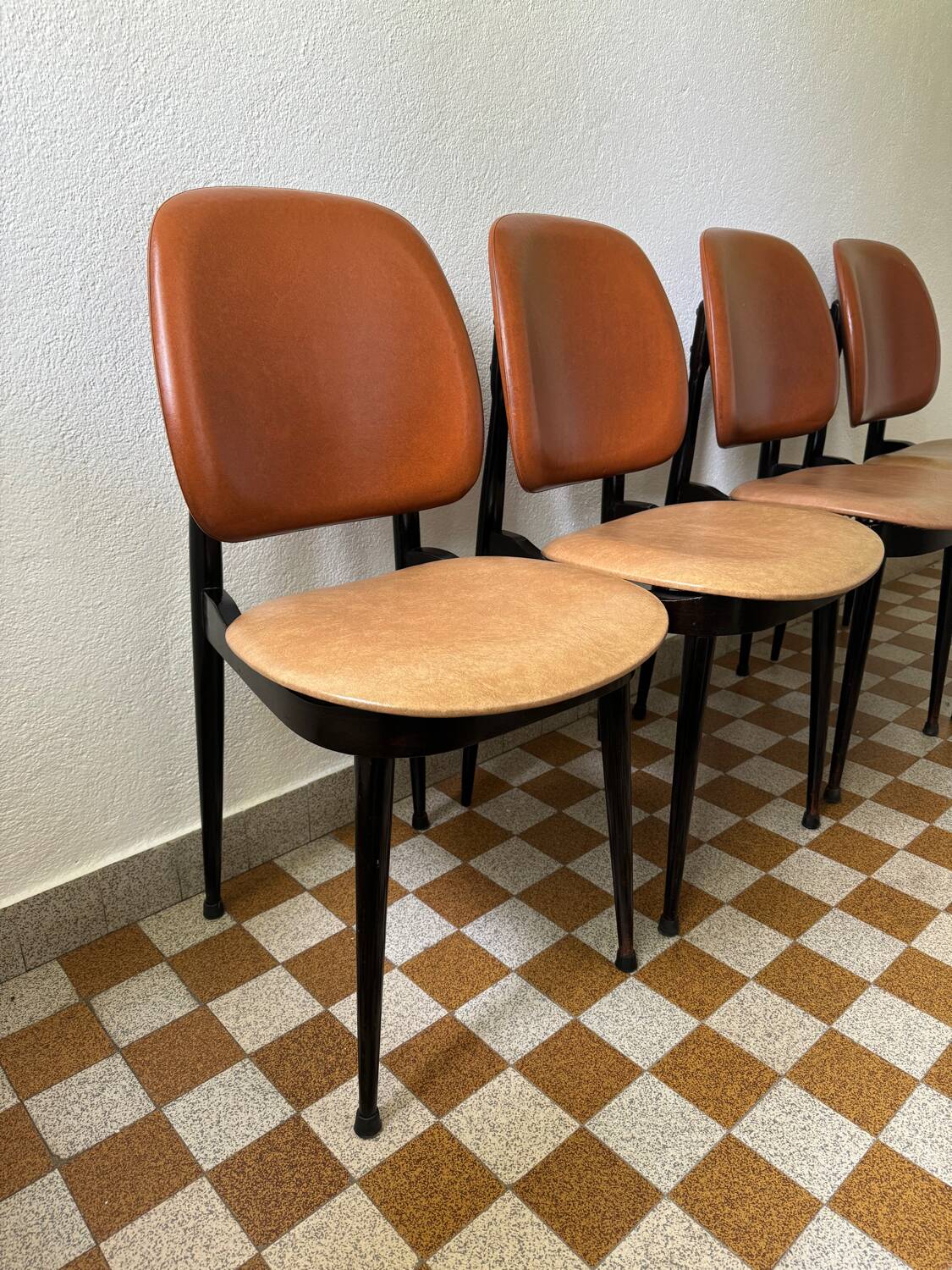 Baumann Pegasus chairs from the 60s (X4)