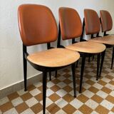 Baumann Pegasus chairs from the 60s (X4)