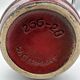 Red vase pagoda ceramic w. germany 266-28/space age vintage, 1970s
