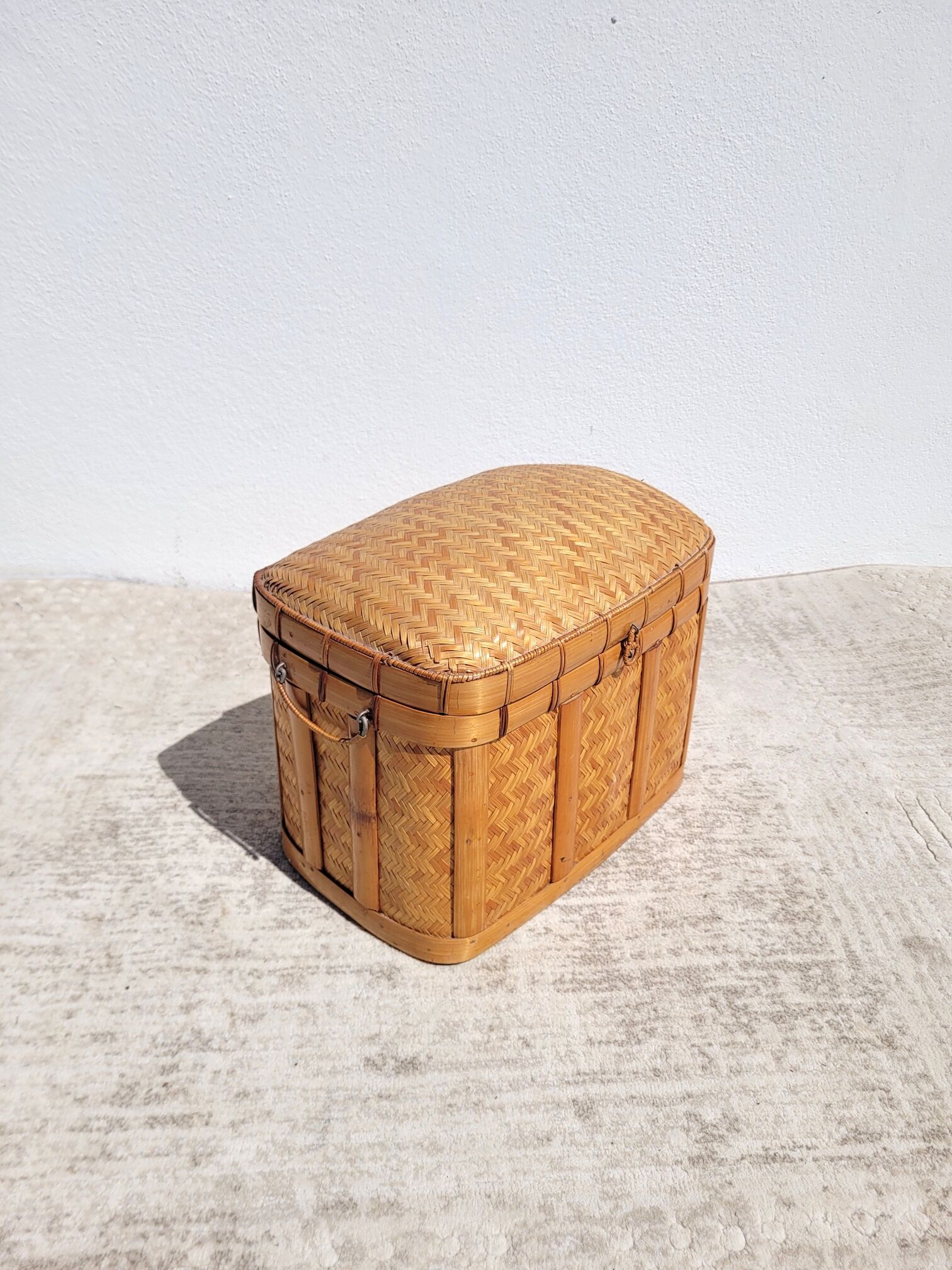 Malette coffre en bambou d'Indonésie