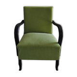 Fauteuil Art déco vert, vers les années 1920