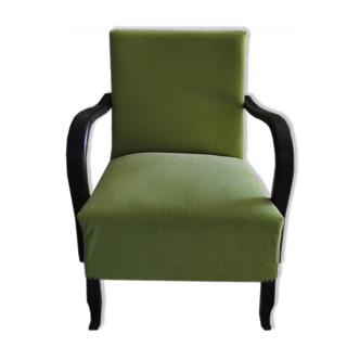 Fauteuil Art déco vert, vers les années 1920