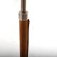Leather and Steel "Monolith" Floor Lamps by Jo Hammerborg