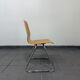Vintage Casala chair – bent beech – chrome sled base