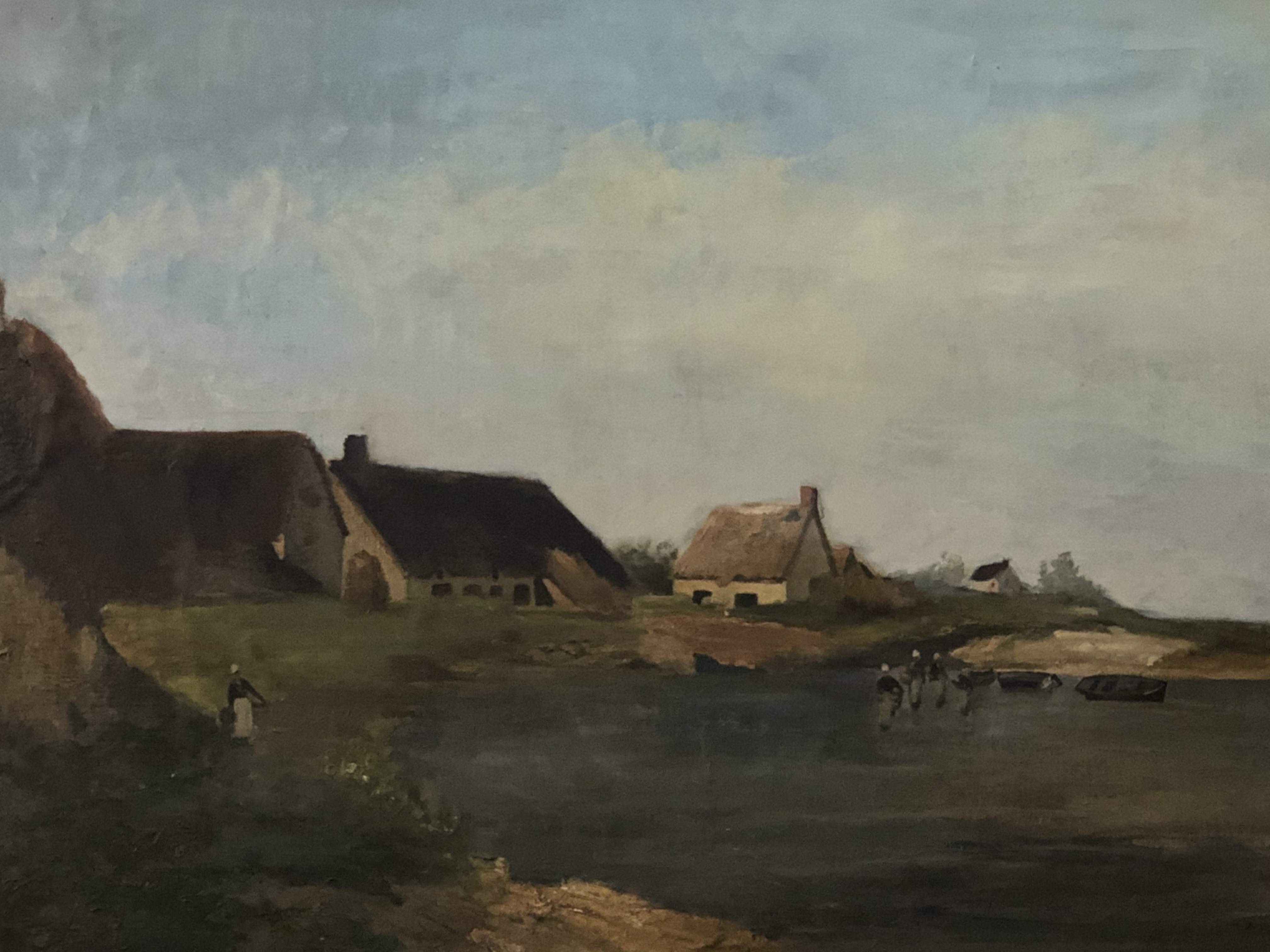 Oil on canvas by Antoine Guillemet (1841 - 1918)