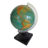 globe earth / black plastic base