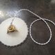 Old lampshade white opaline suspension