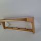ULUV Czechoslovakian Mid-Century Wooden Wall Coat Rack, circa 1970