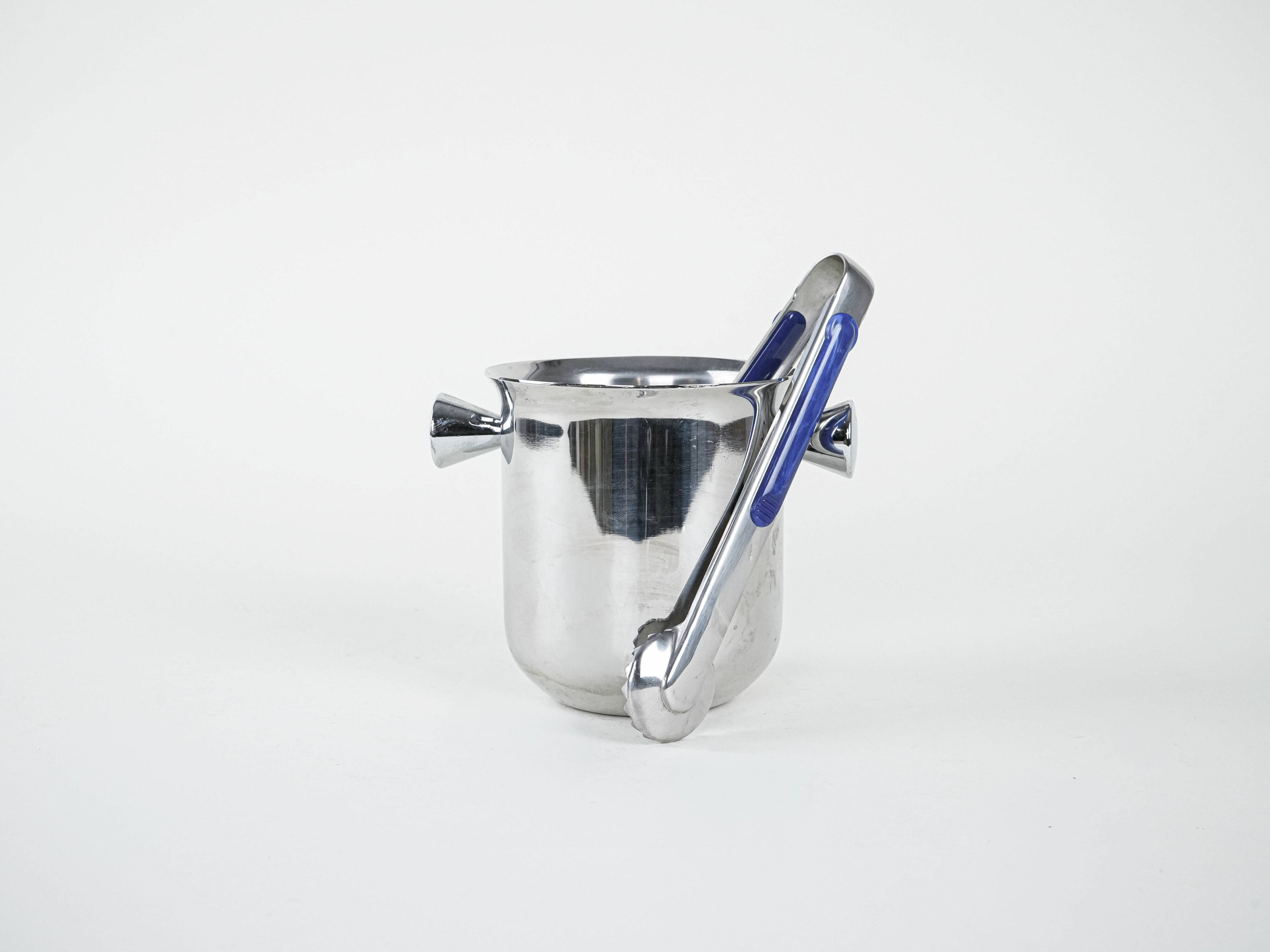 Ice bucket, Italian design, 1970s, made in Italy