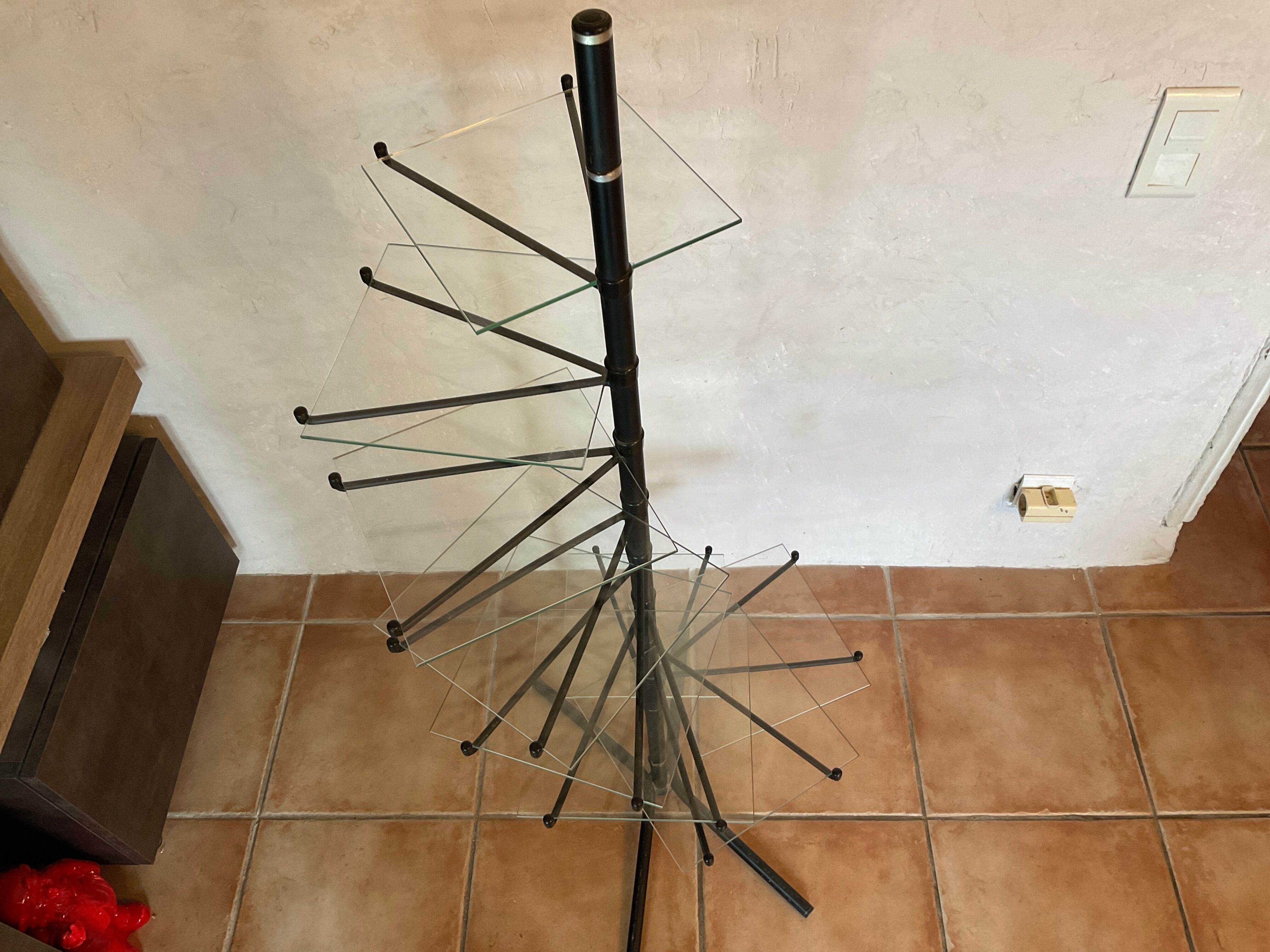 Vintage store rotary shelf displays year 50-60