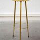 Retro bar gold and Brown and his stool