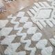 Berber rug with natural geometric patterns 3*2m