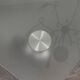 Wheeled glass coffee table
