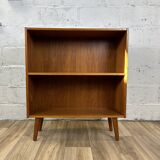 Vintage Scandinavian teak bookcase by Denka, 1960s