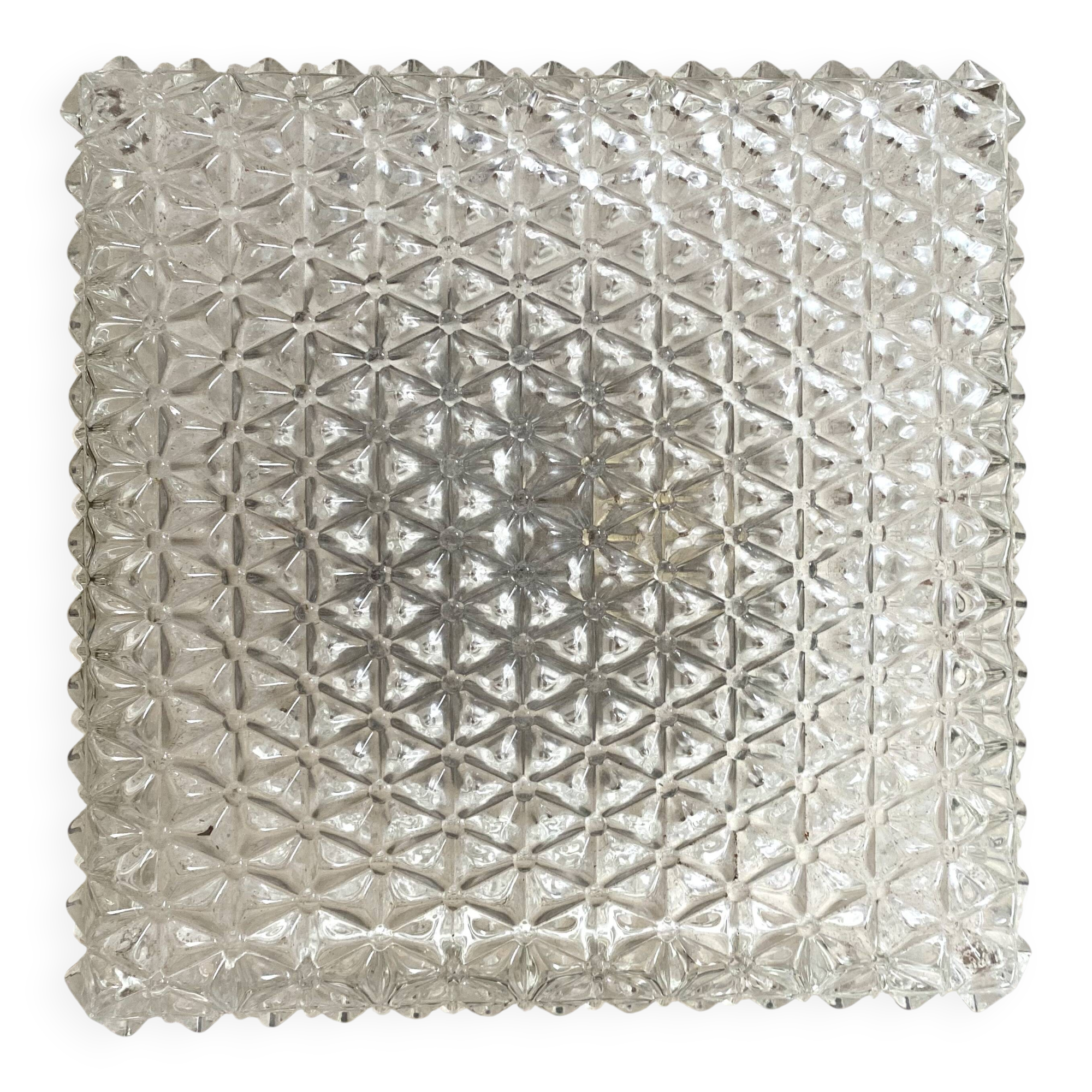 Square ceiling light from the 70s