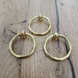 Polished brass bail rings